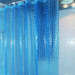 Waterproof 3D Shower Curtain With 12 Hooks
