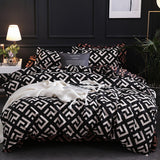 Luxury Black Bedding Set
