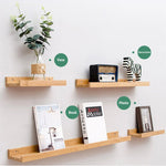 Wooden Wall  Floating Shelves