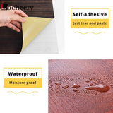 Waterproof Wood Vinyl Self Adhesive Wallpaper Roll