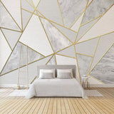 Mural Geometric Marble Wallpaper