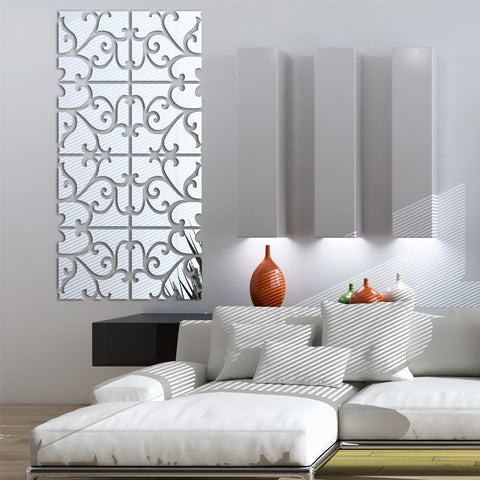 3D Wall Stickers Decorative Living Home Modern Dry Wall Sticker