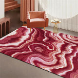 Hypoleargenic Red Wine Abstrsct Mat Carpet