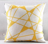 Yellow Geometric Decorative Cover