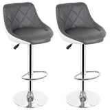 2PCS/Set Kitchen Leather Chair Stools