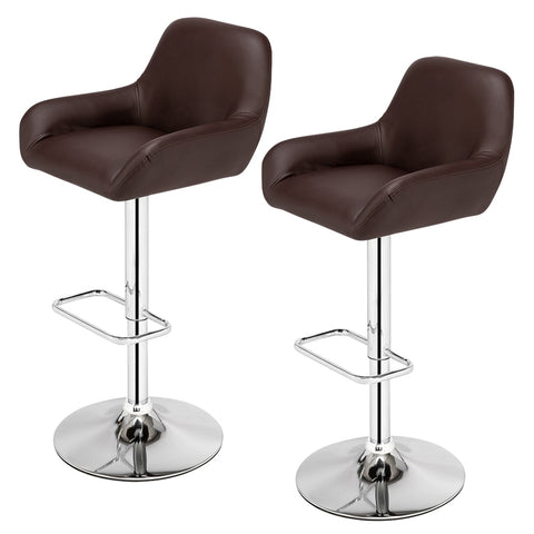 Set Of 2 Chair Square Foot Bar Stool