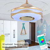 Modern Led Ceiling Lights Bluetooth Speaker