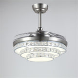 Invisible Luxury Crystal Ceiling Fan