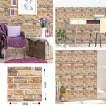3D Stone Self Adhesive Wall Stickers