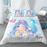 Mermaid Duvet Cover Bedding Set