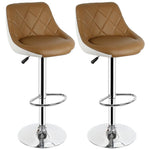 2PCS/Set Kitchen Leather Chair Stools