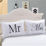 MR. and Mrs Beddin Pillowcase