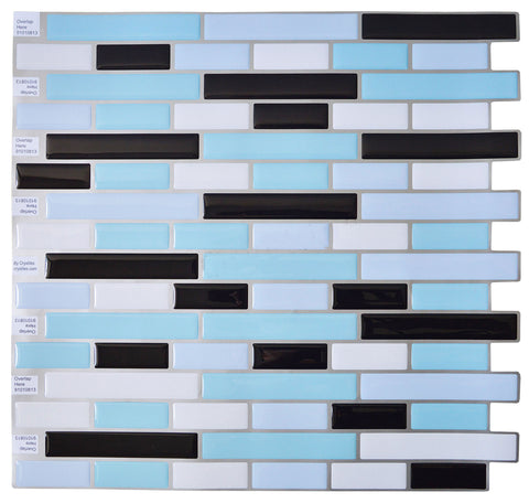 12 Sheets 3D Peel and Stick Wall Tiles