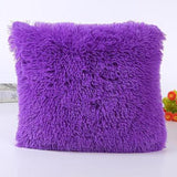 Solid Soft Plush Pillows Case