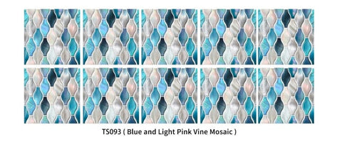 Blue Mosaic Self Adhesive