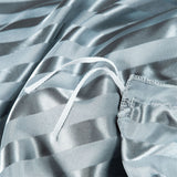 Luxury Stripe Satin Silk Bedding