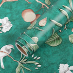 Retro Style Plants Flowers Wall Paper