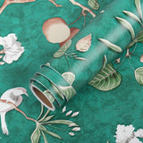 Retro Style Plants Flowers Wall Paper