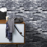 Light Gray Brick Self Adhesive Stone Peel And Stick Wallpaper