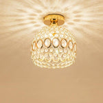 Gold Crystal Ceiling Lamp