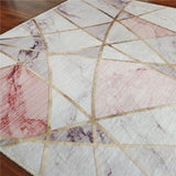 Hipoleargenic Marble Geometric Carpets