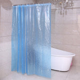Waterproof 3D Shower Curtain With 12 Hooks