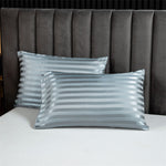 Luxury Stripe Satin Silk Bedding
