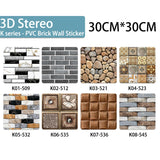 Wall Paper 3D Self-Adhesive Brick Marble